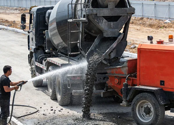 Abrasive Particles Entering Concrete Mixer Bearings