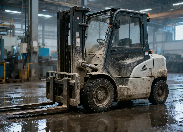 Contamination From Dust Forklift Bearings