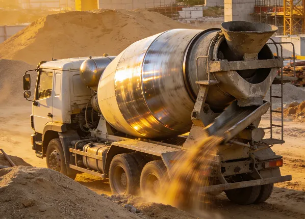 Continuous Rotation Of The Mixing Drum Concrete Mixer Bearings