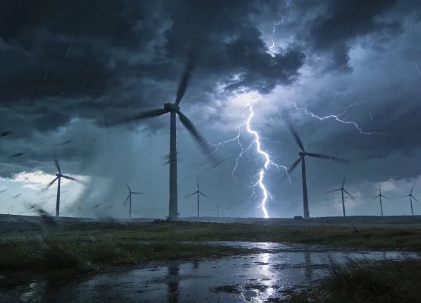 Electrical Erosion Wind Energy