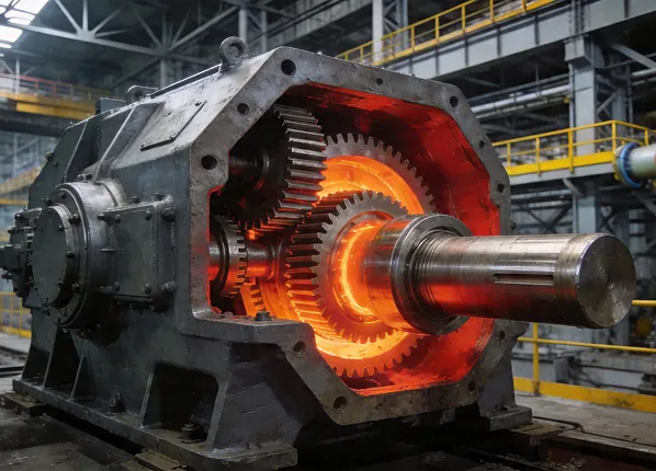 Heat Generation From Friction Gearbox