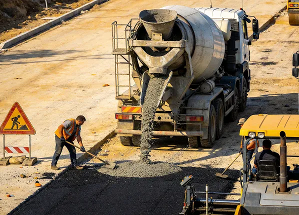 Water Cement Slurry And Dust Contamination Concrete Mixer Bearings