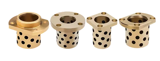 High Strength Brass Graphit Plugge Bushings Flange Type