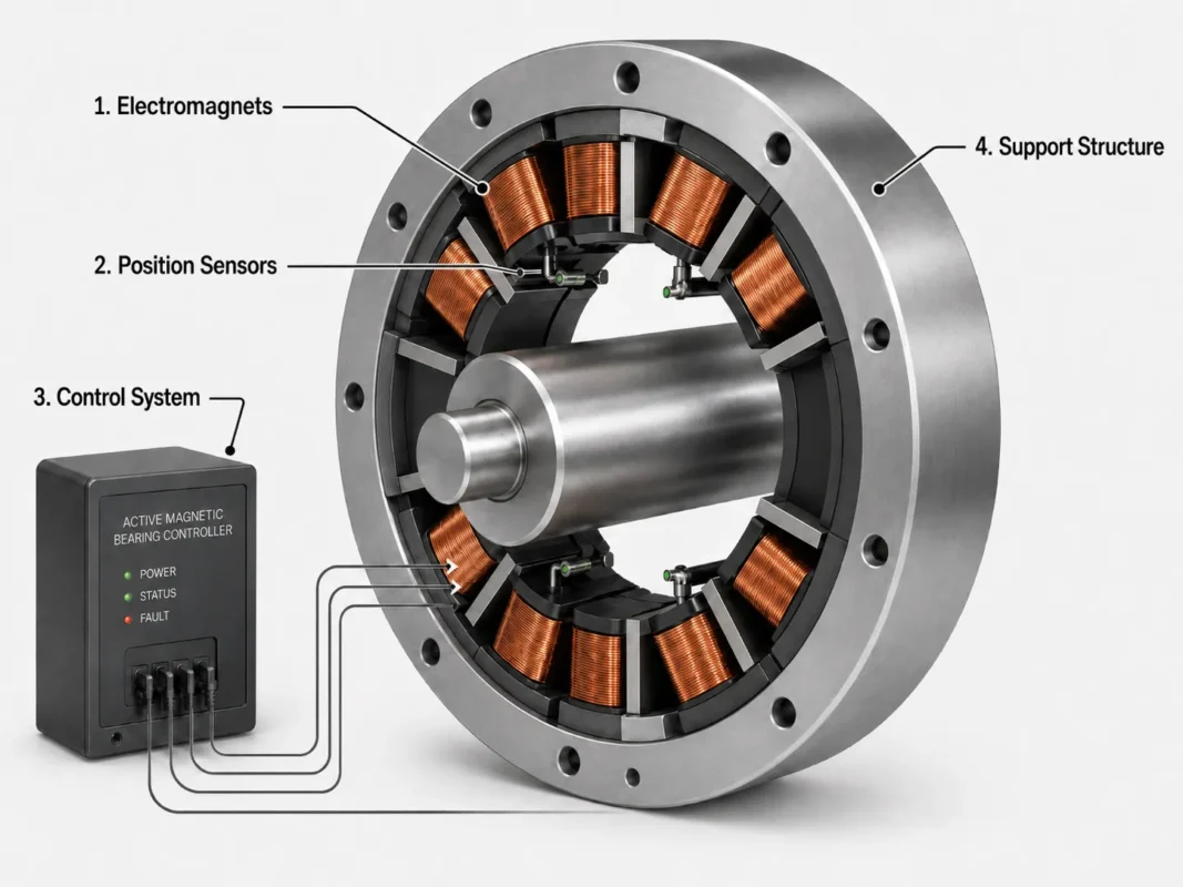 Structure Of The Magnetic Bearings