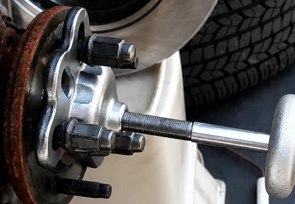 Use A Slide Hammer Kit To Get The Bearing Hub Off