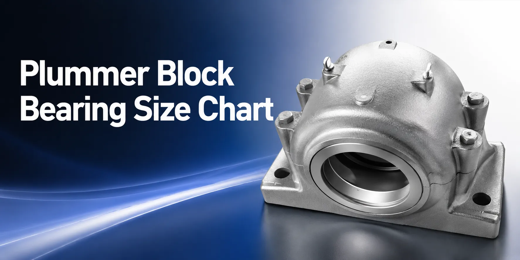 Plummer Block Bearing Size Chart Banner