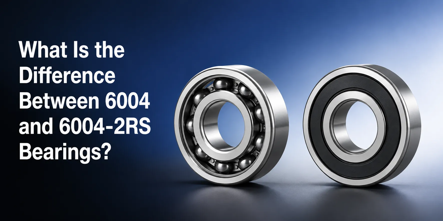 6004 Vs 6004 2rs Bearing What Is The Difference