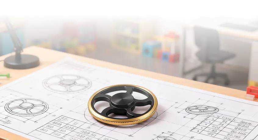 Wheel Fidget Spinner